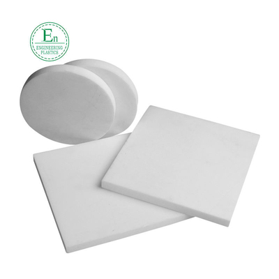 स्व-चिकनाई सफेद PTFE शीट प्लेट अनुकूलित आकार