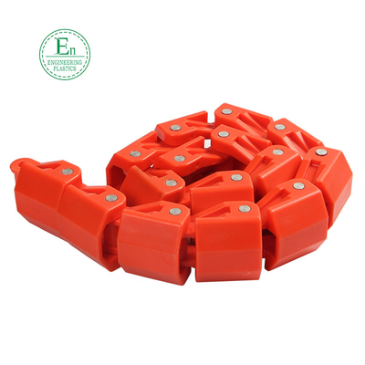 Orange Polyoxymethylene Pom Engineering Plastic Supplier Chain Plate